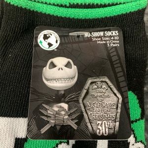 The Nightmare Before Christmas or Care Bears No show socks pack of 3 pairs each